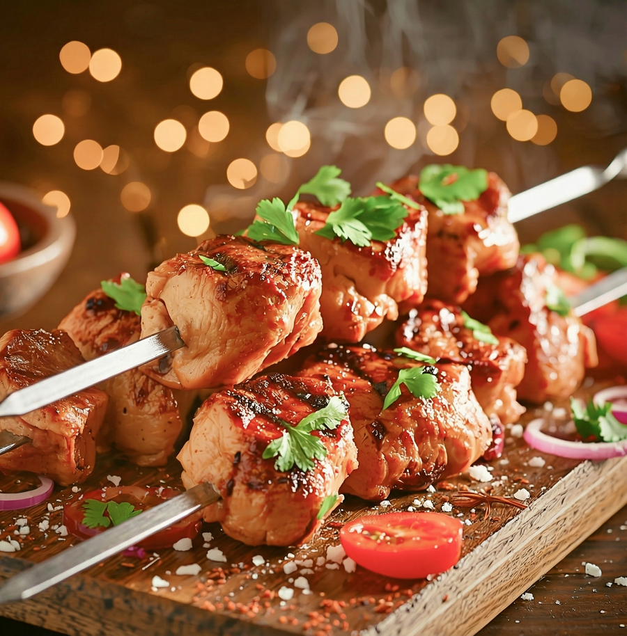 Шашлык из свиной корейки